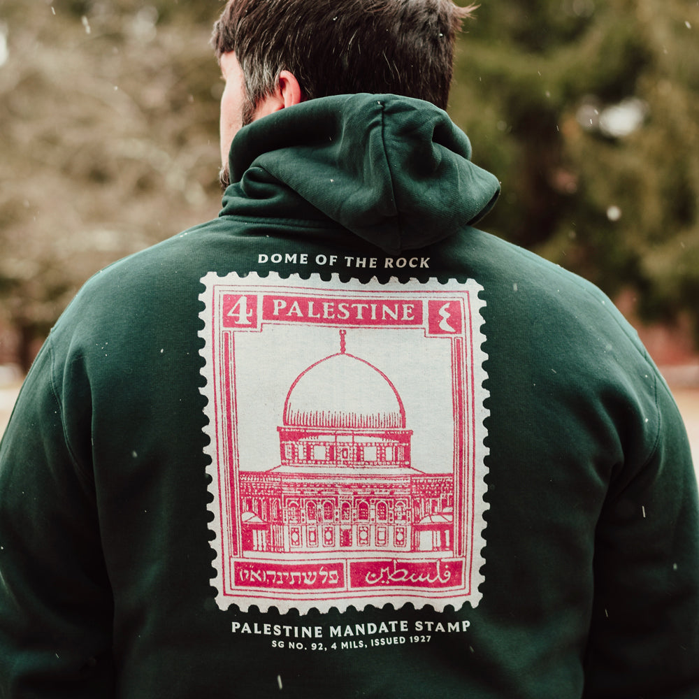 Palestine Stamp oversized hoodie (Unisex)