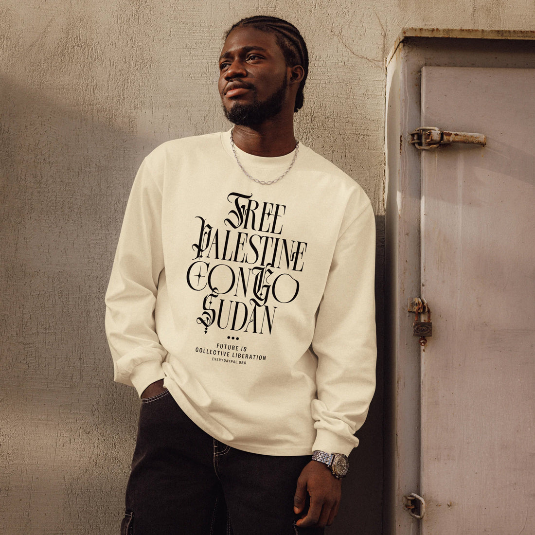 Collective Liberation heavyweight long sleeve shirt