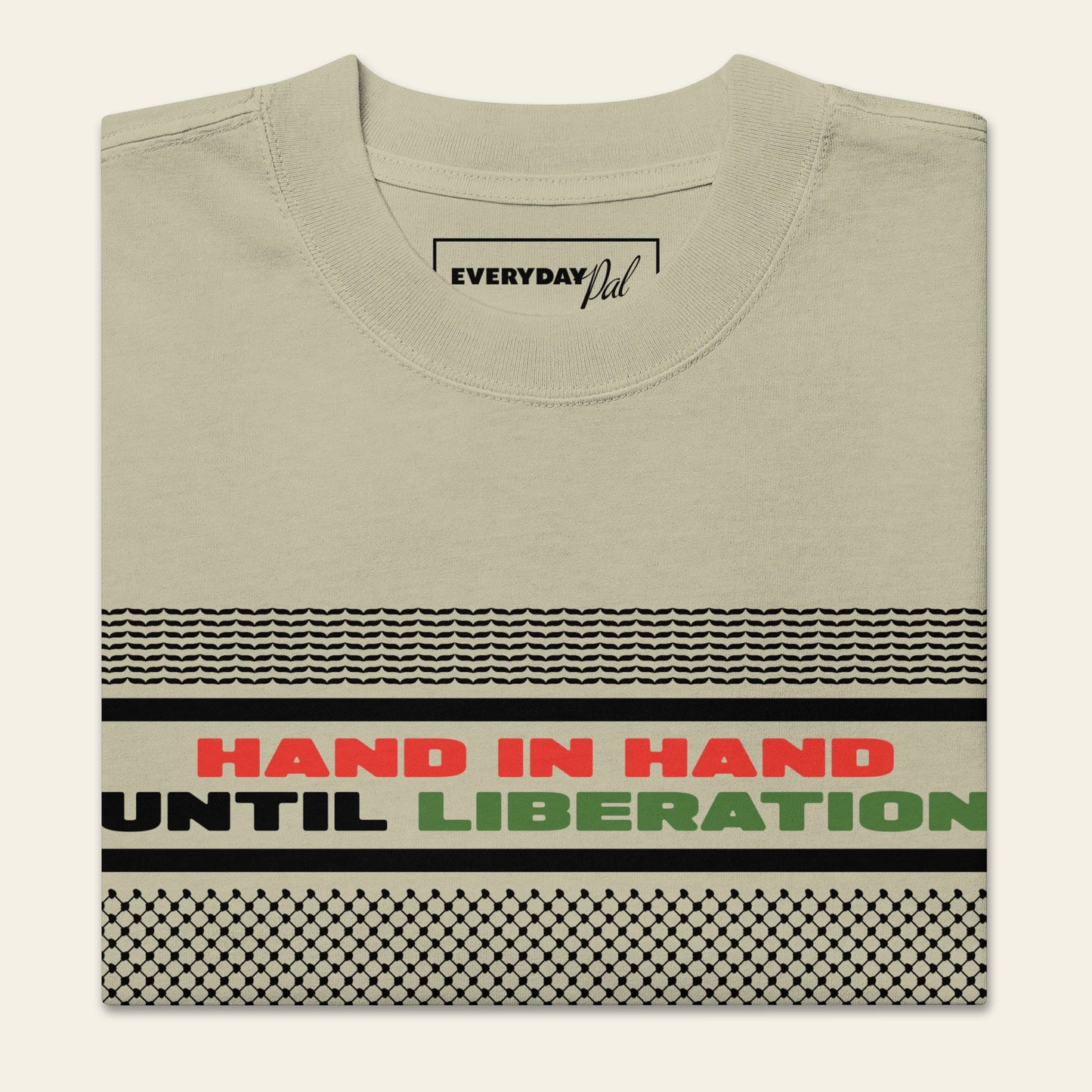 Hand in Hand oversized faded t-shirt