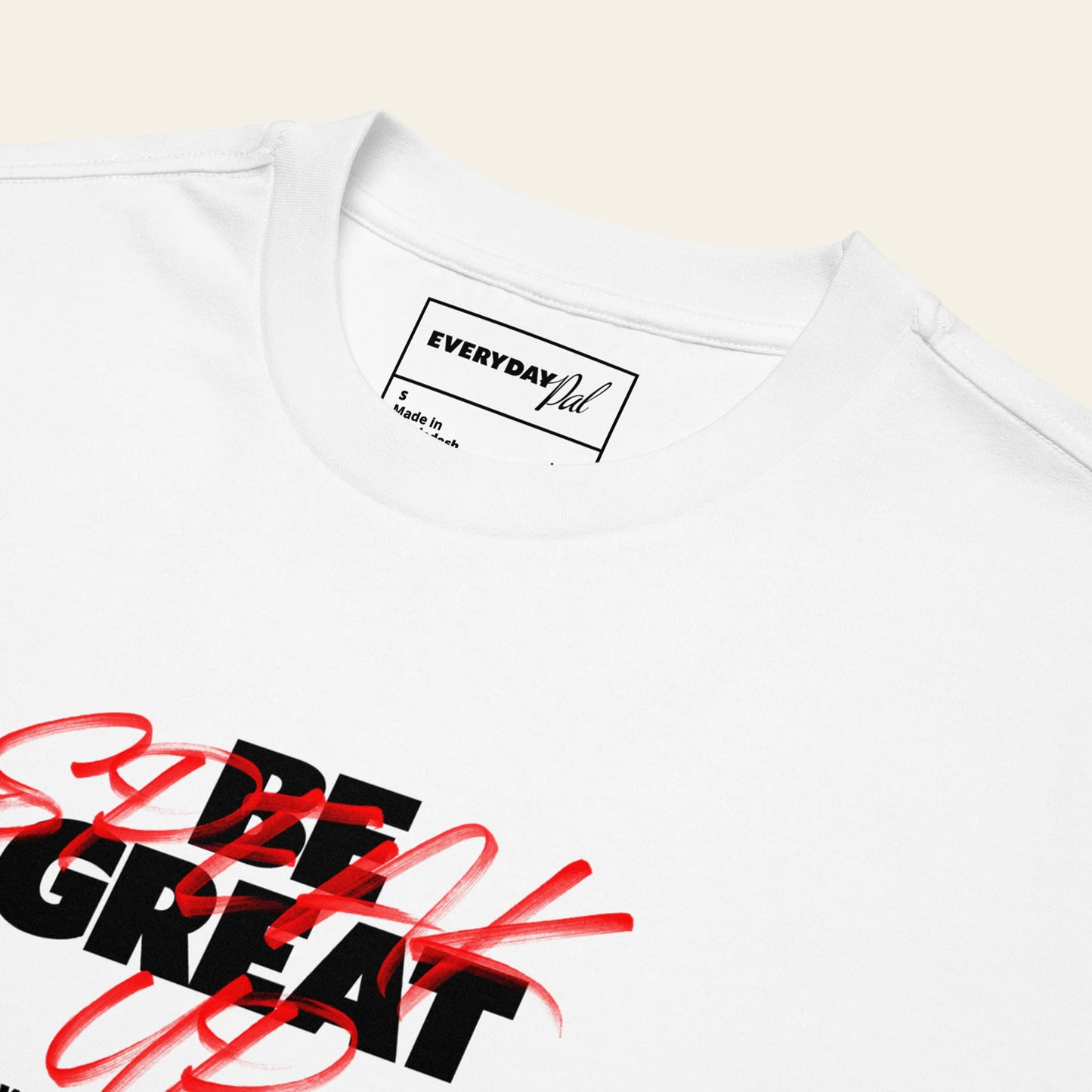Be Great, Speak Up Oversized heavyweight t-shirt