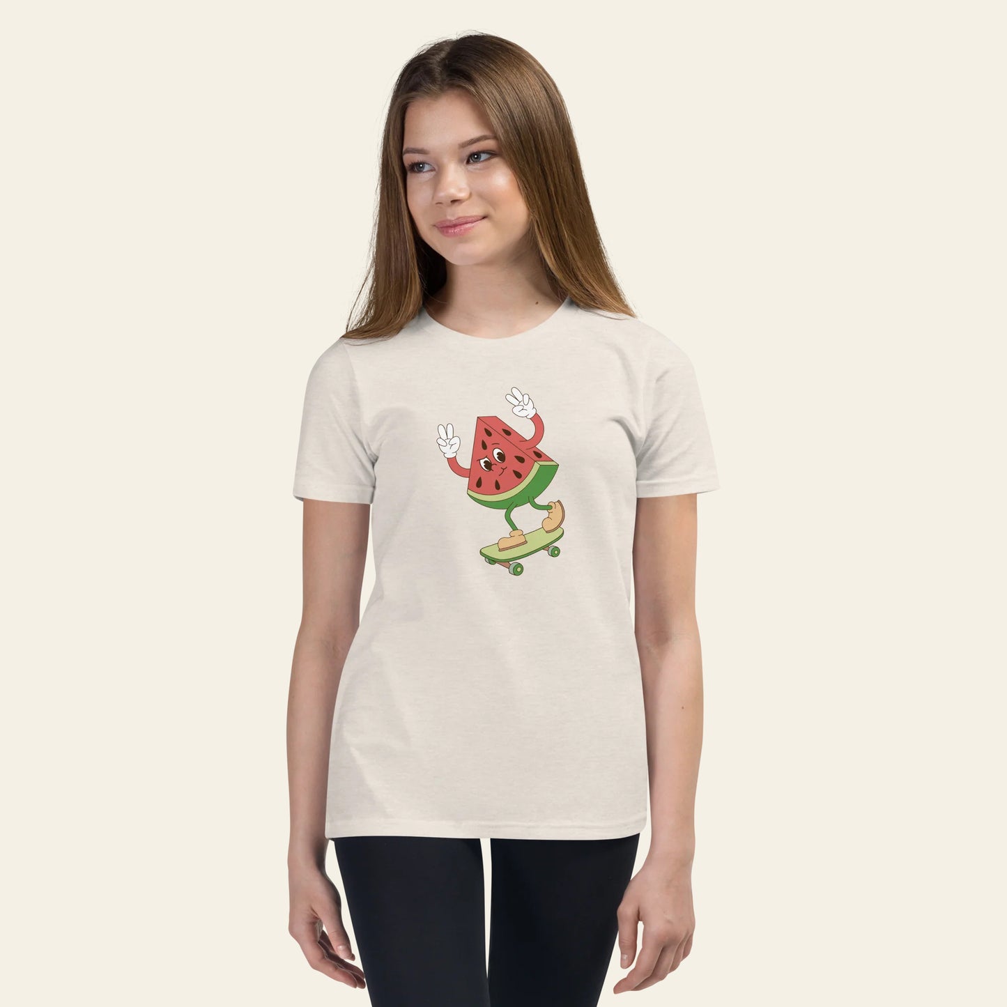 Youth Skateboard Watermelon T-Shirt (Short Sleeve)
