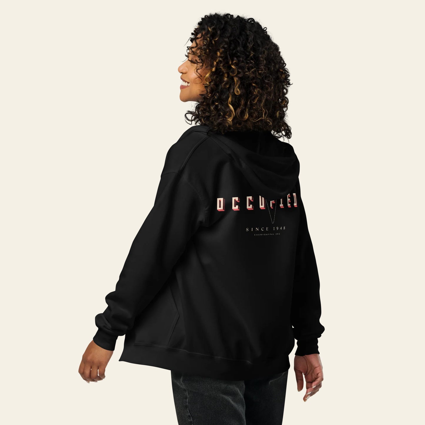 Occupied heavy blend zip hoodie (Unisex)