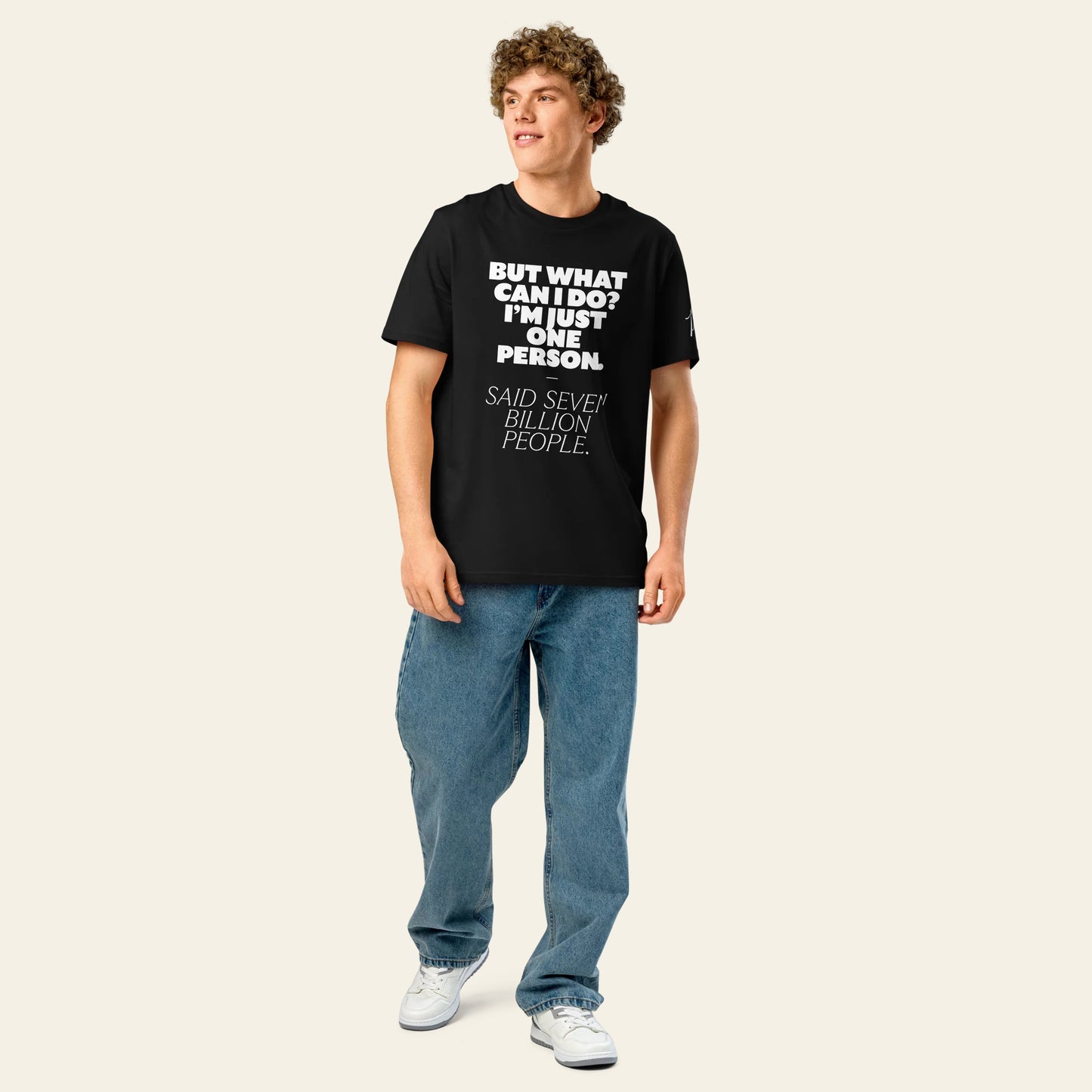 Seven Billion Unisex organic ribbed neck t-shirt