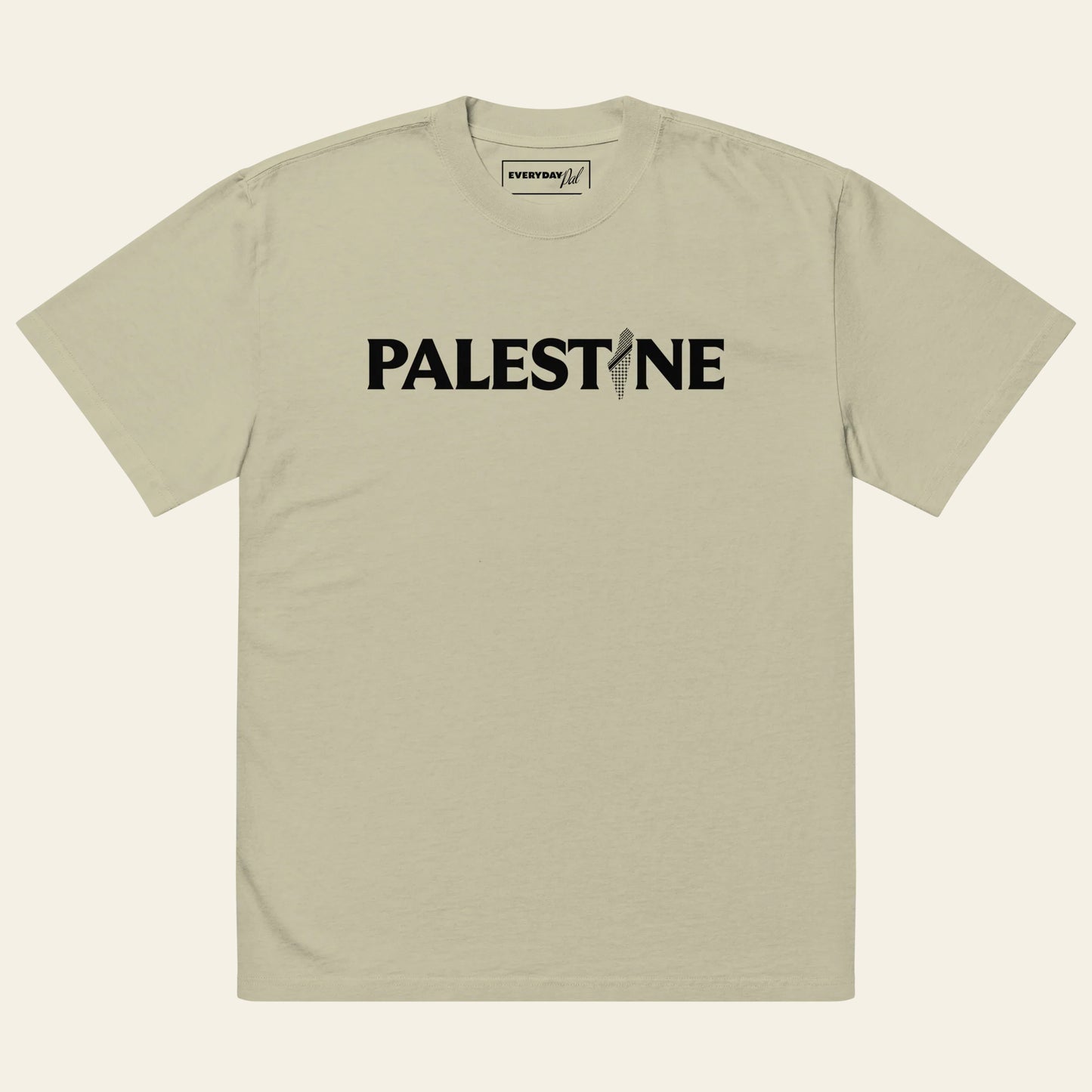 Palestine Oversized faded t-shirt