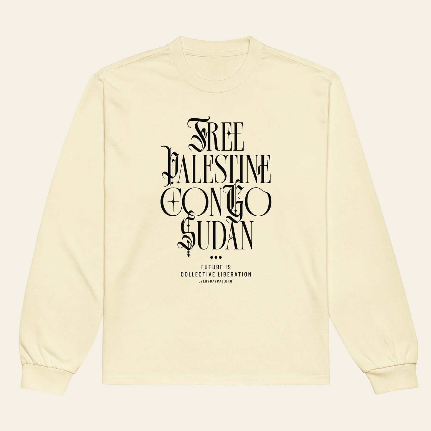Collective Liberation heavyweight long sleeve shirt