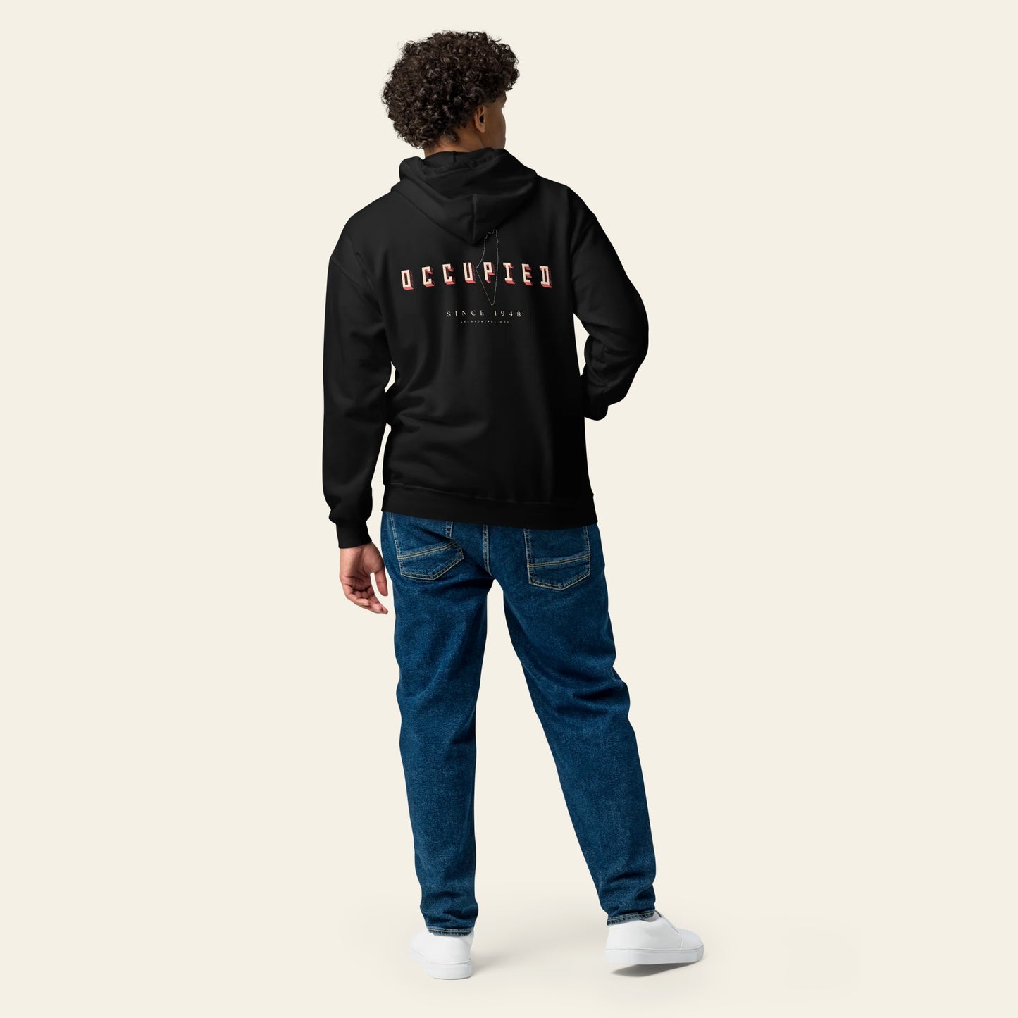 Occupied heavy blend zip hoodie (Unisex)