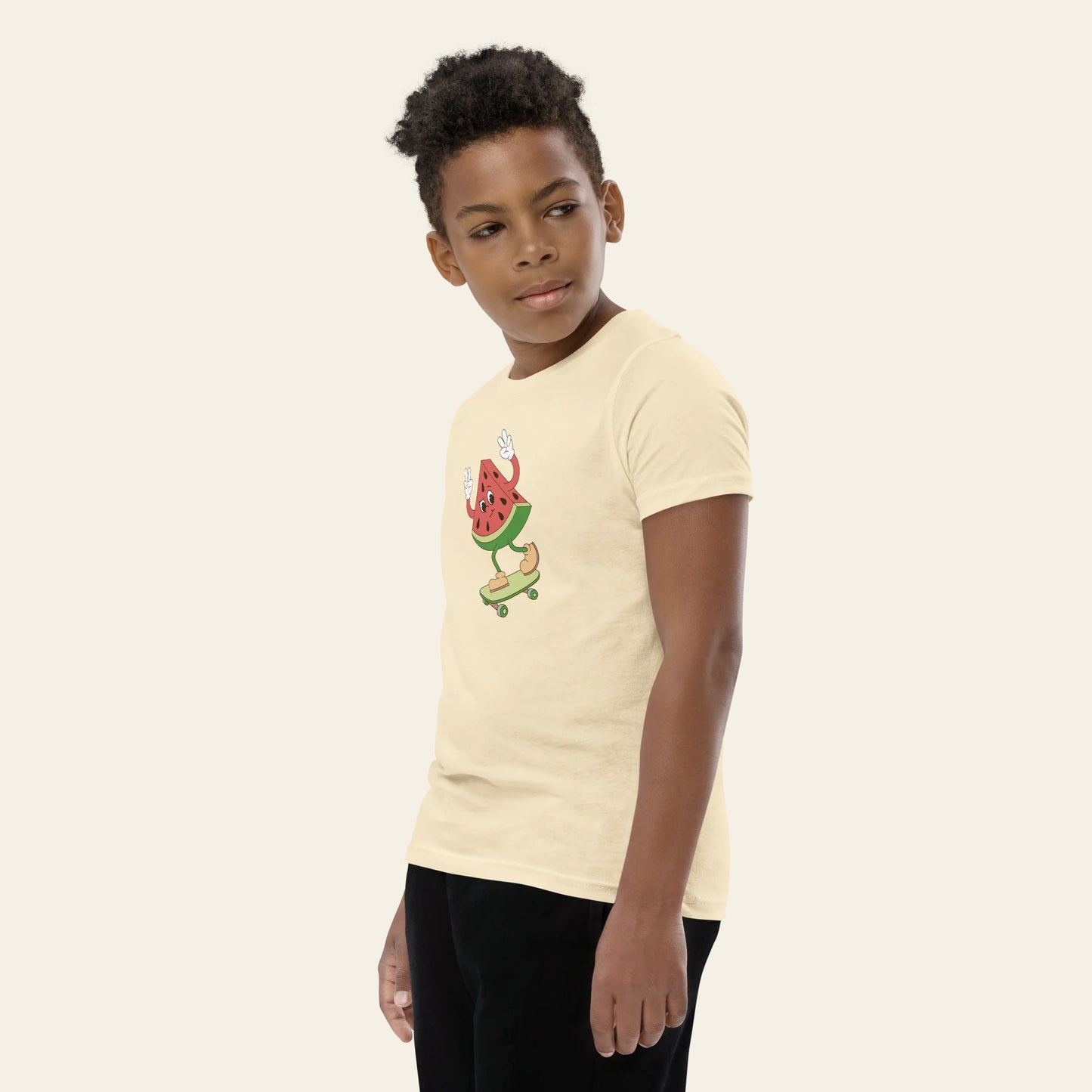 Youth Skateboard Watermelon T-Shirt (Short Sleeve)