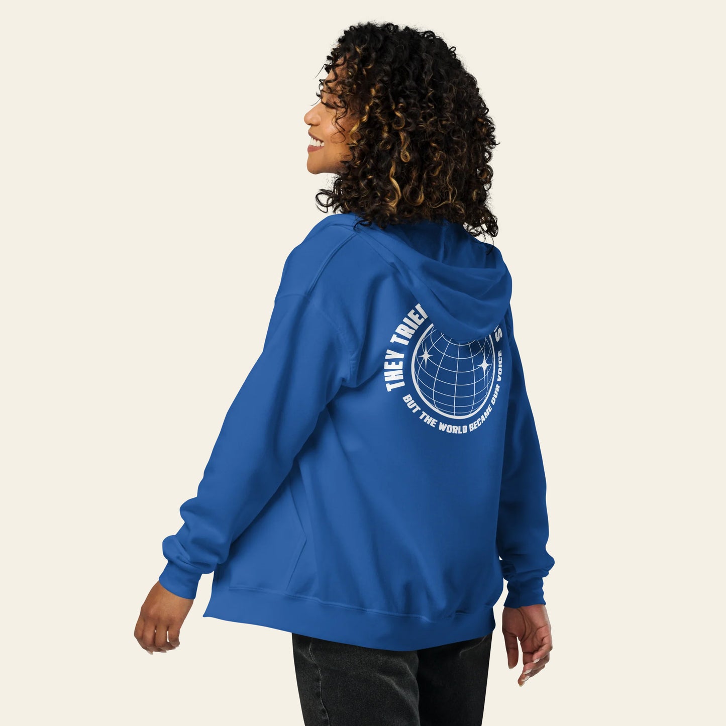 World Voice Zip Up Hoodie (Unisex)