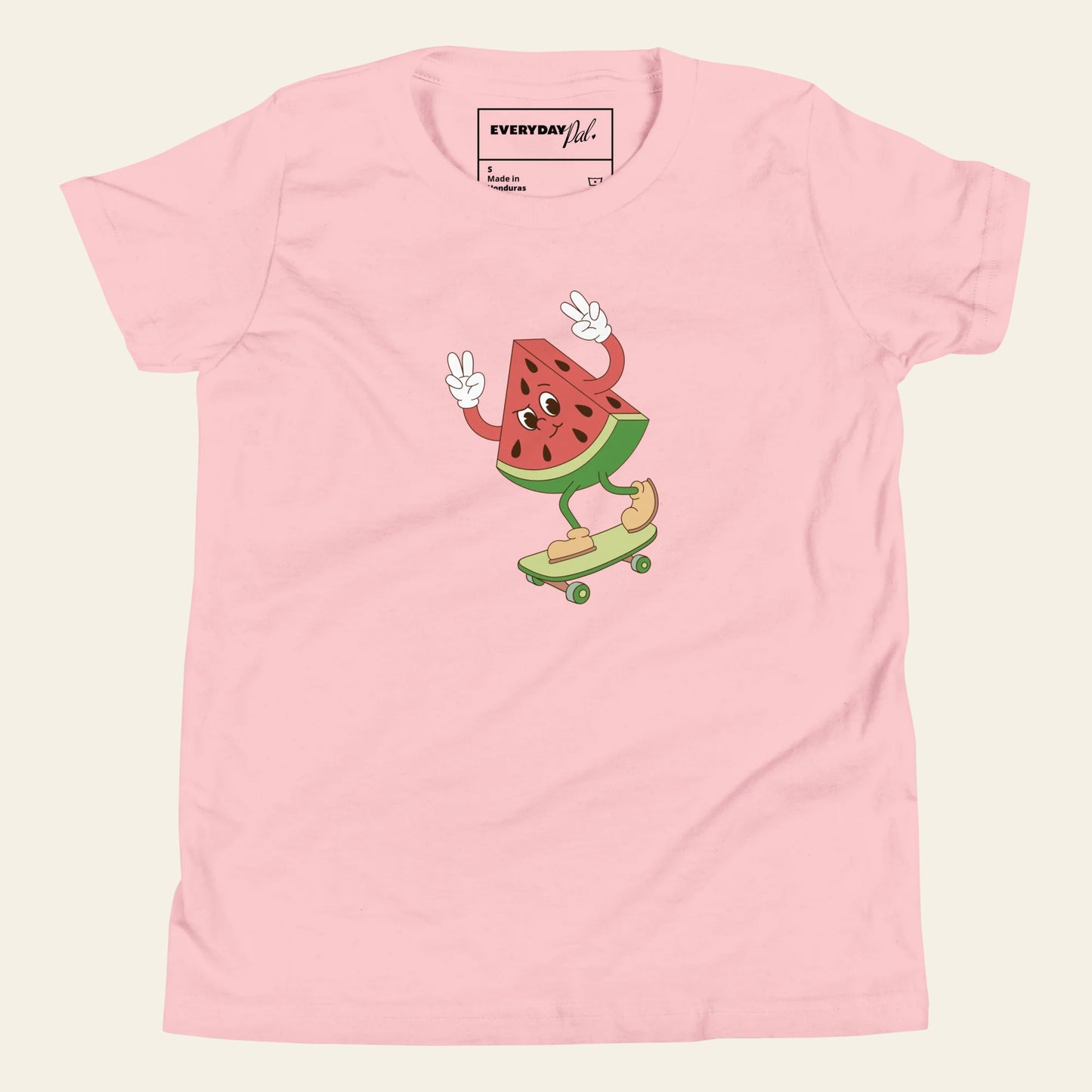 Youth Skateboard Watermelon T-Shirt (Short Sleeve)