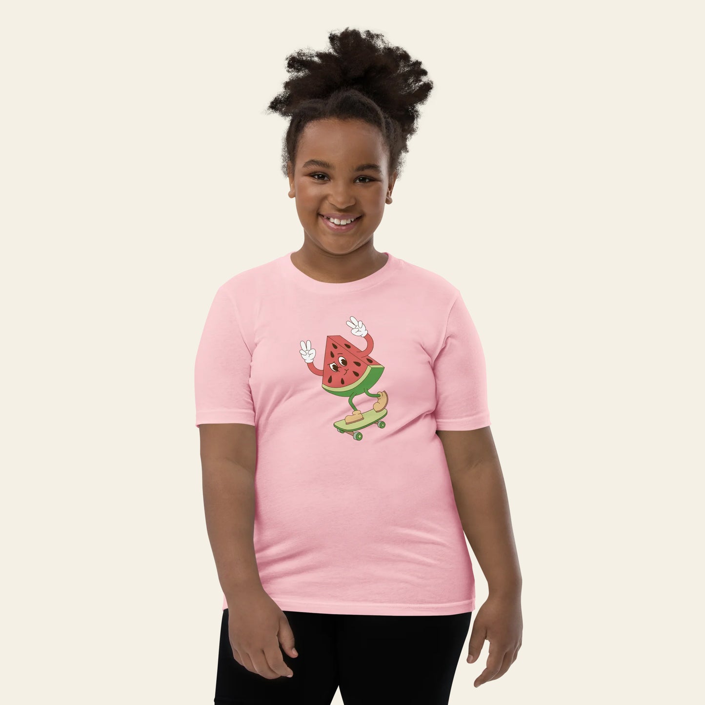 Youth Skateboard Watermelon T-Shirt (Short Sleeve)