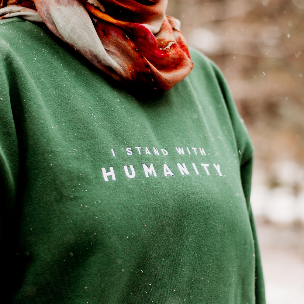 Humanity Embroidered Sweatshirt (Unisex)