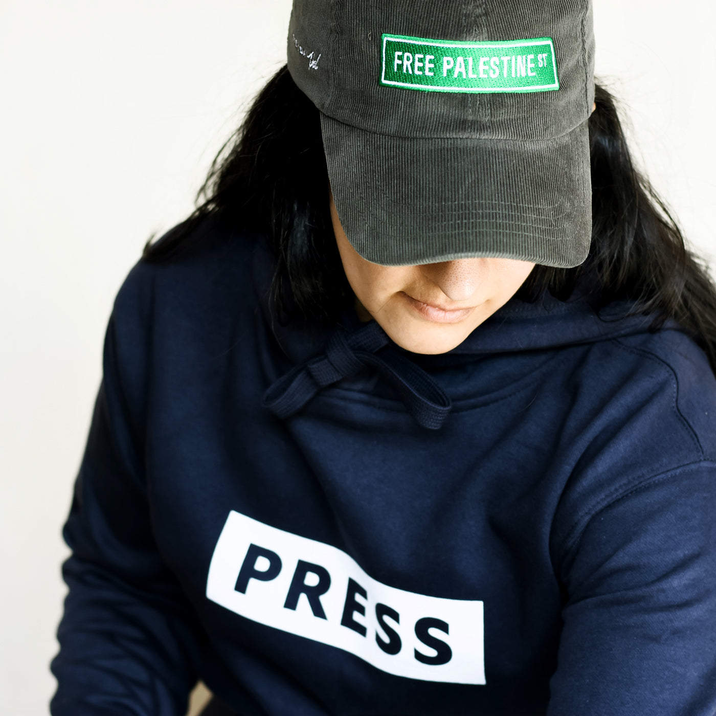 PRESS Hoodie (Navy Unisex)