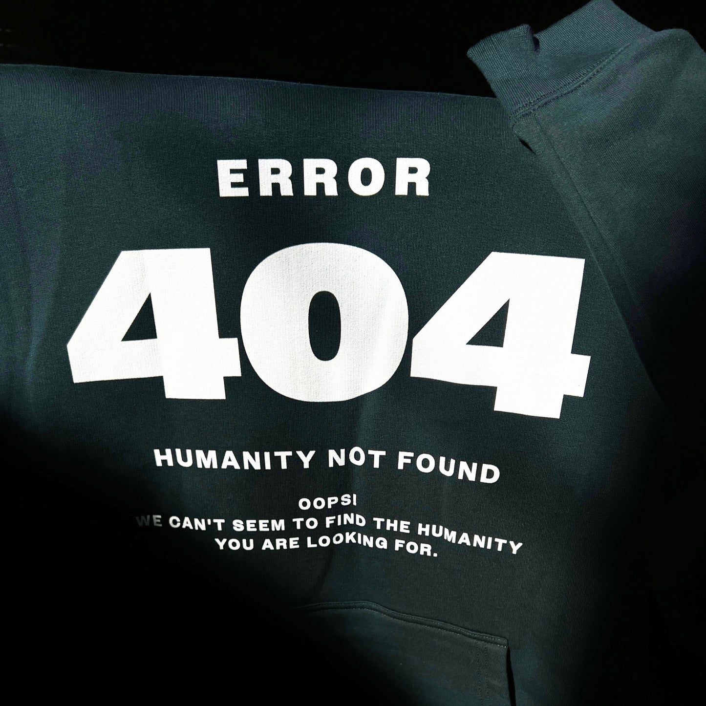 Error 404 oversized hoodie (Unisex)