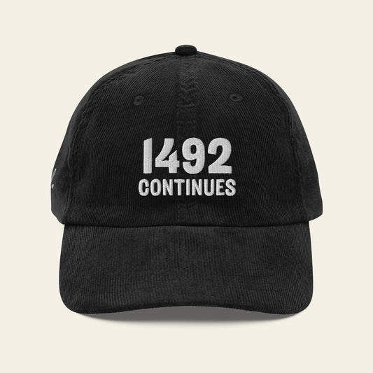 1492 Continues Vintage corduroy cap