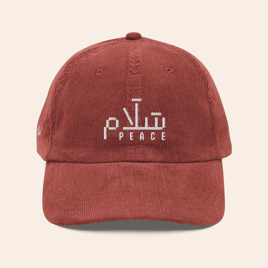 Peace Vintage Corduroy Cap