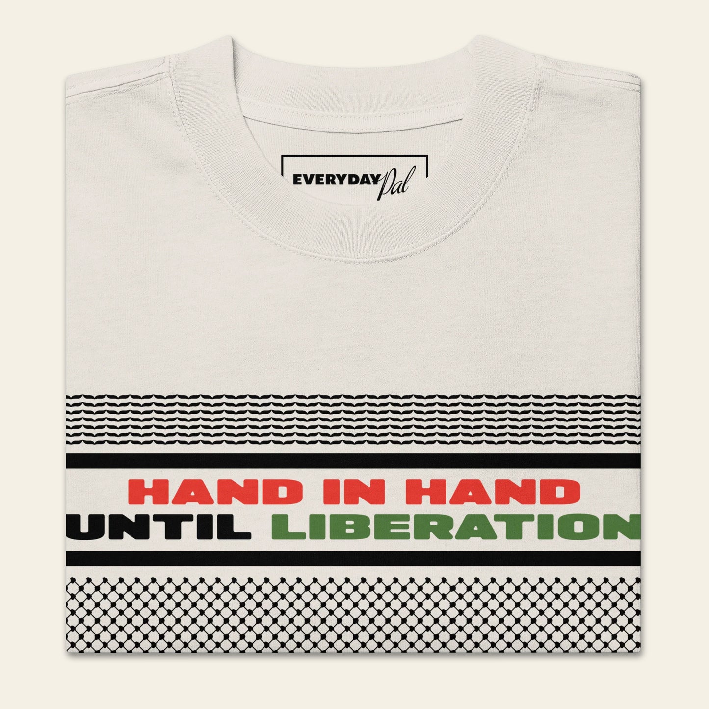 Hand in Hand oversized faded t-shirt