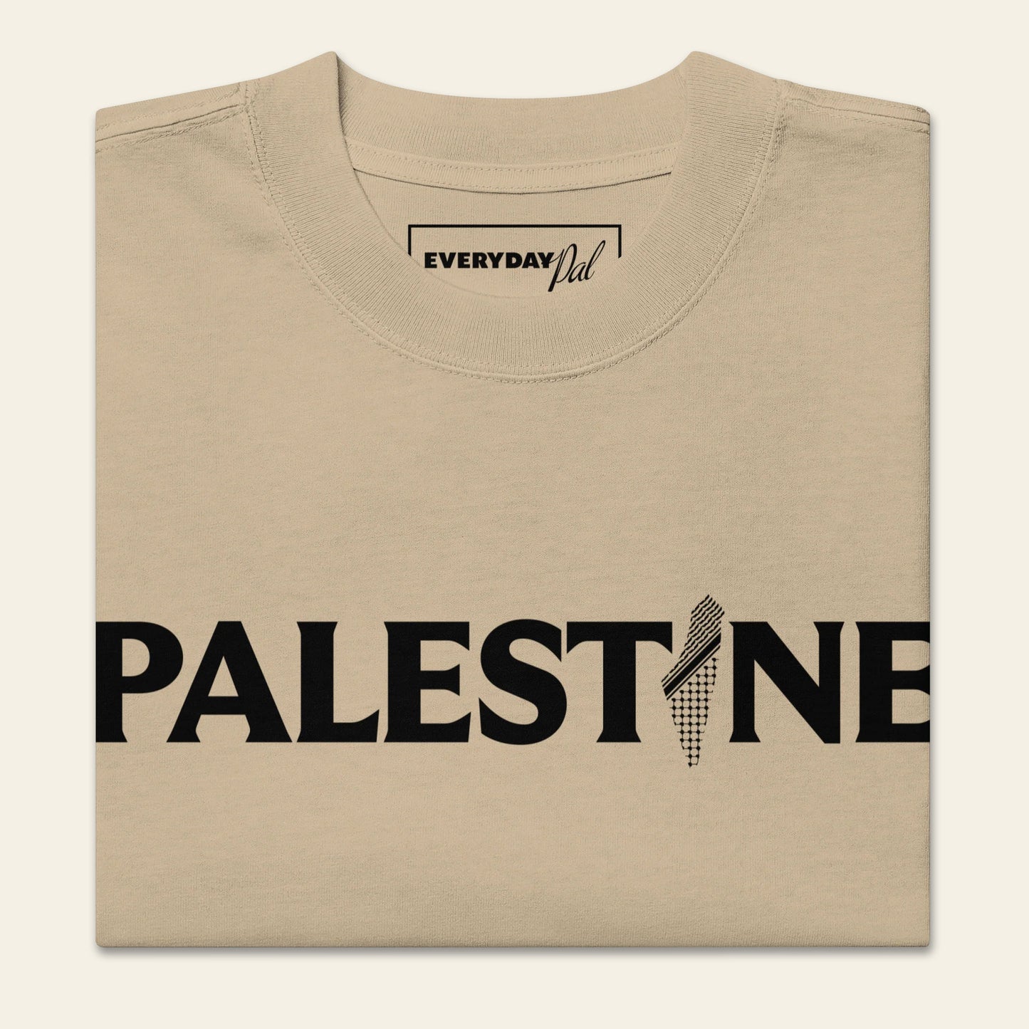 Palestine Oversized faded t-shirt