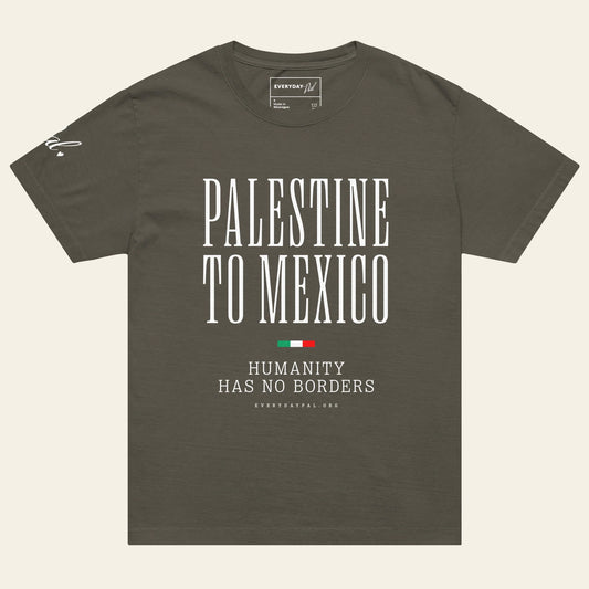 Palestine to Mexico Humanity oversized t-shirt (Unisex)