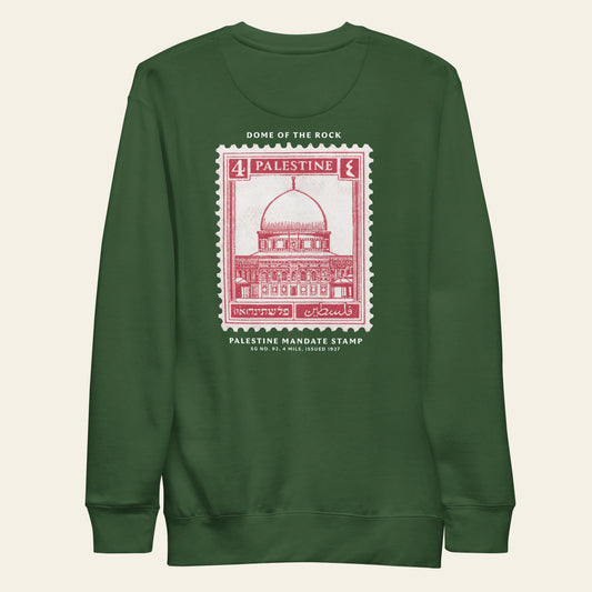 Palestine Stamp Premium Sweatshirt (Unisex)