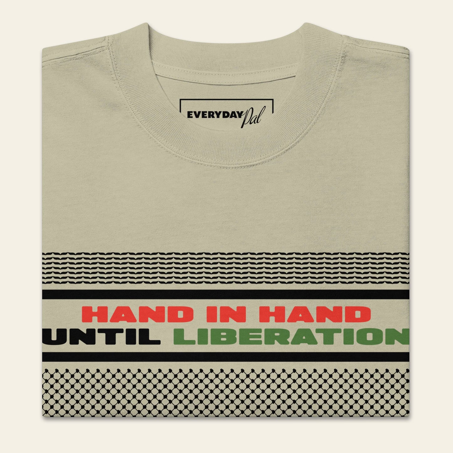 Hand in Hand oversized faded t-shirt