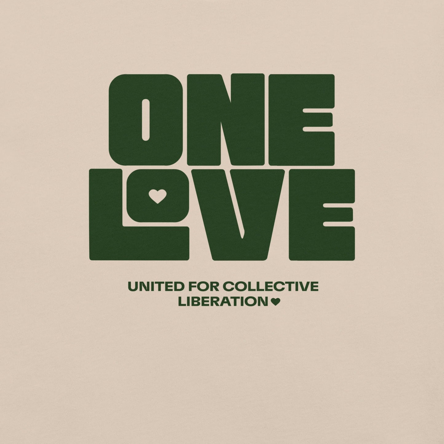 One Love t-shirt (Unisex)