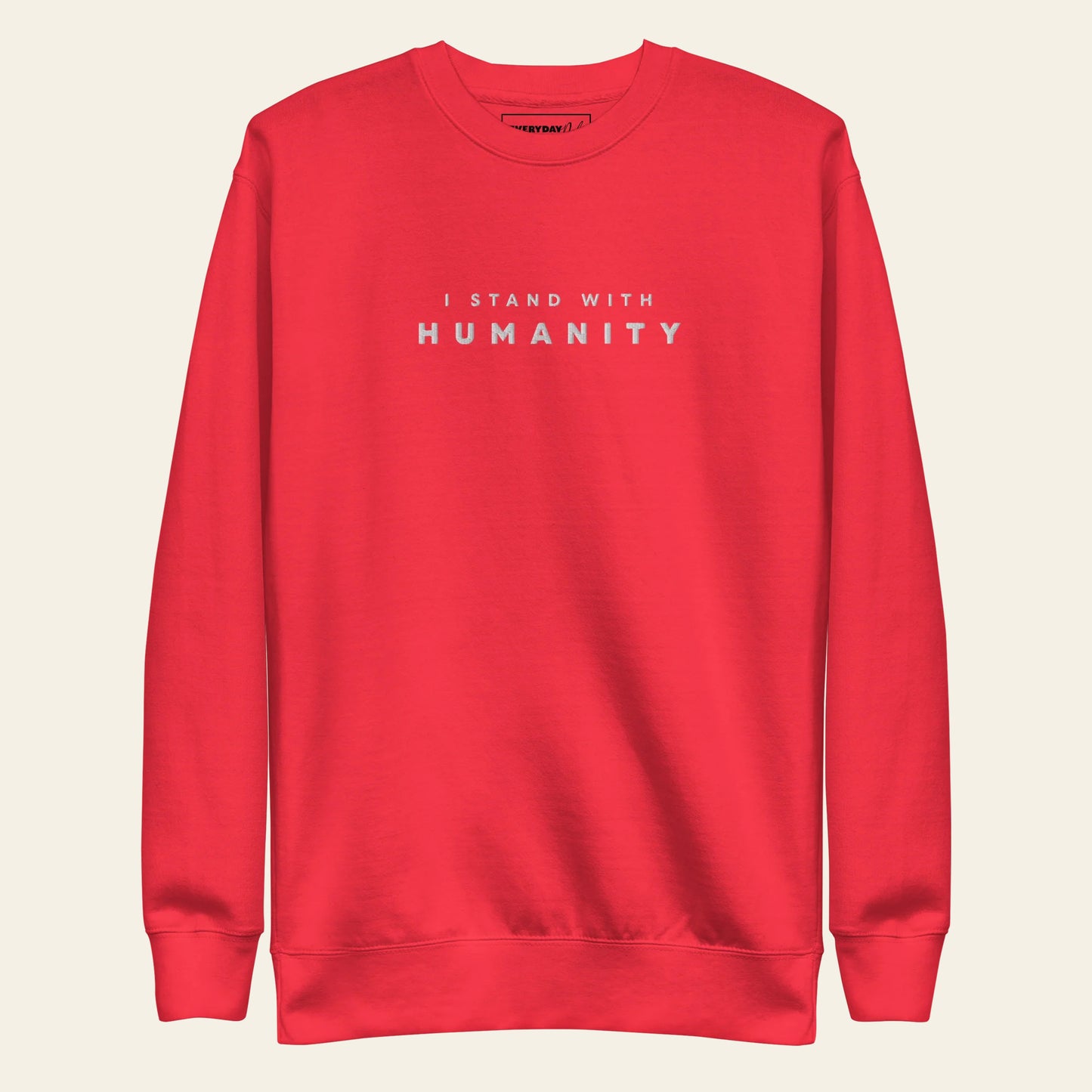 Humanity Embroidered Sweatshirt (Unisex)