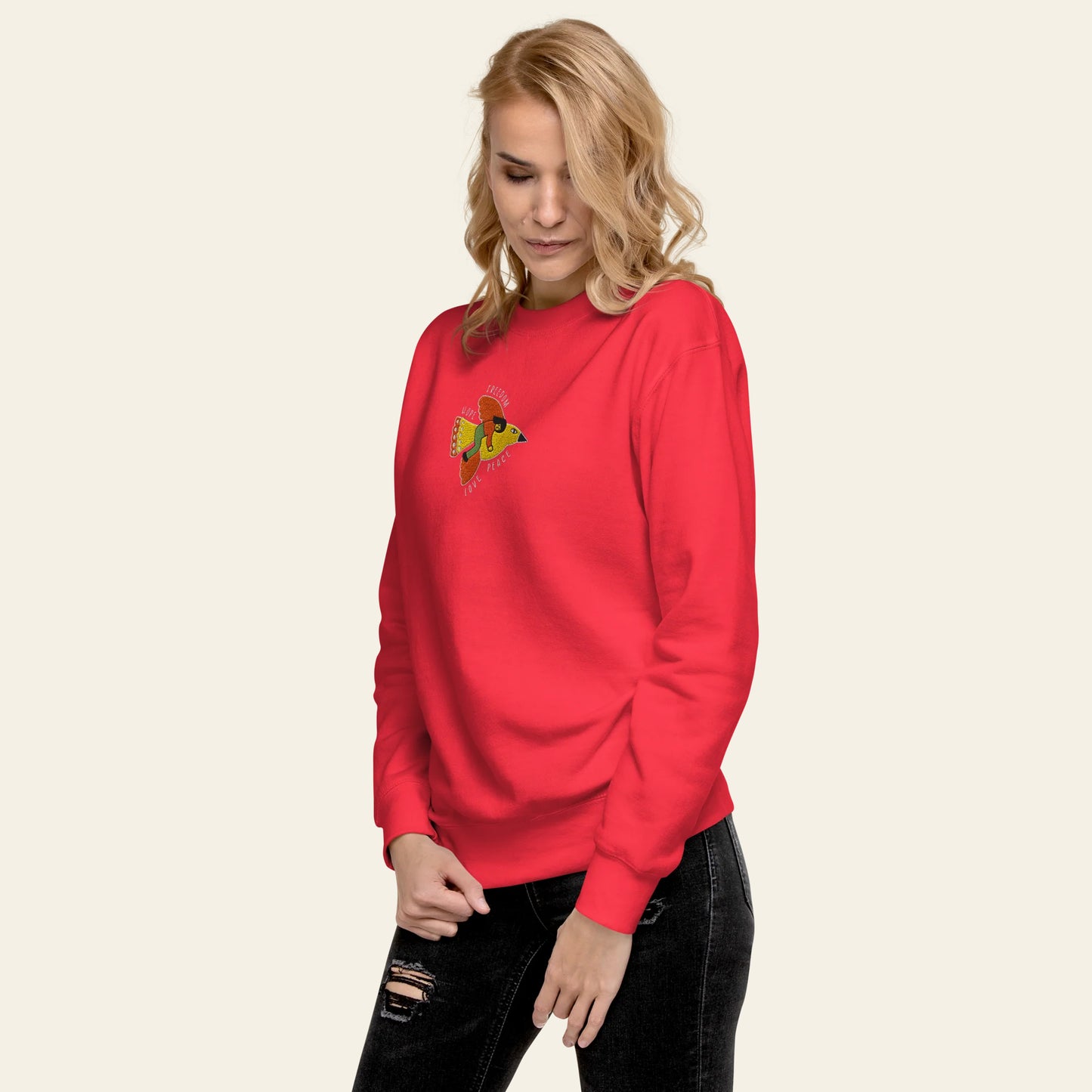 Gaza Bird Embroidered Sweatshirt