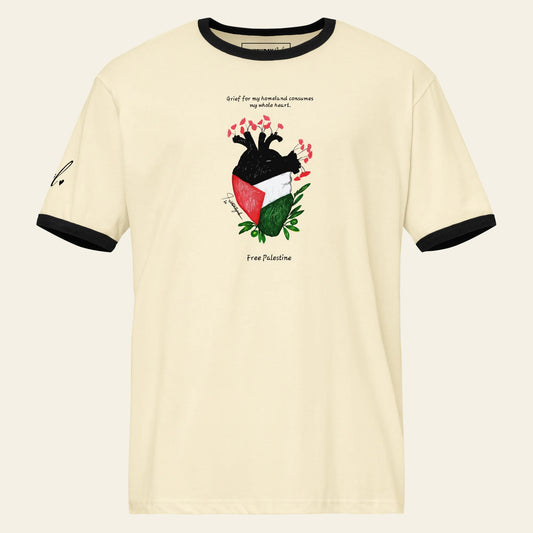 My Whole Heart Unisex ringer t-shirt