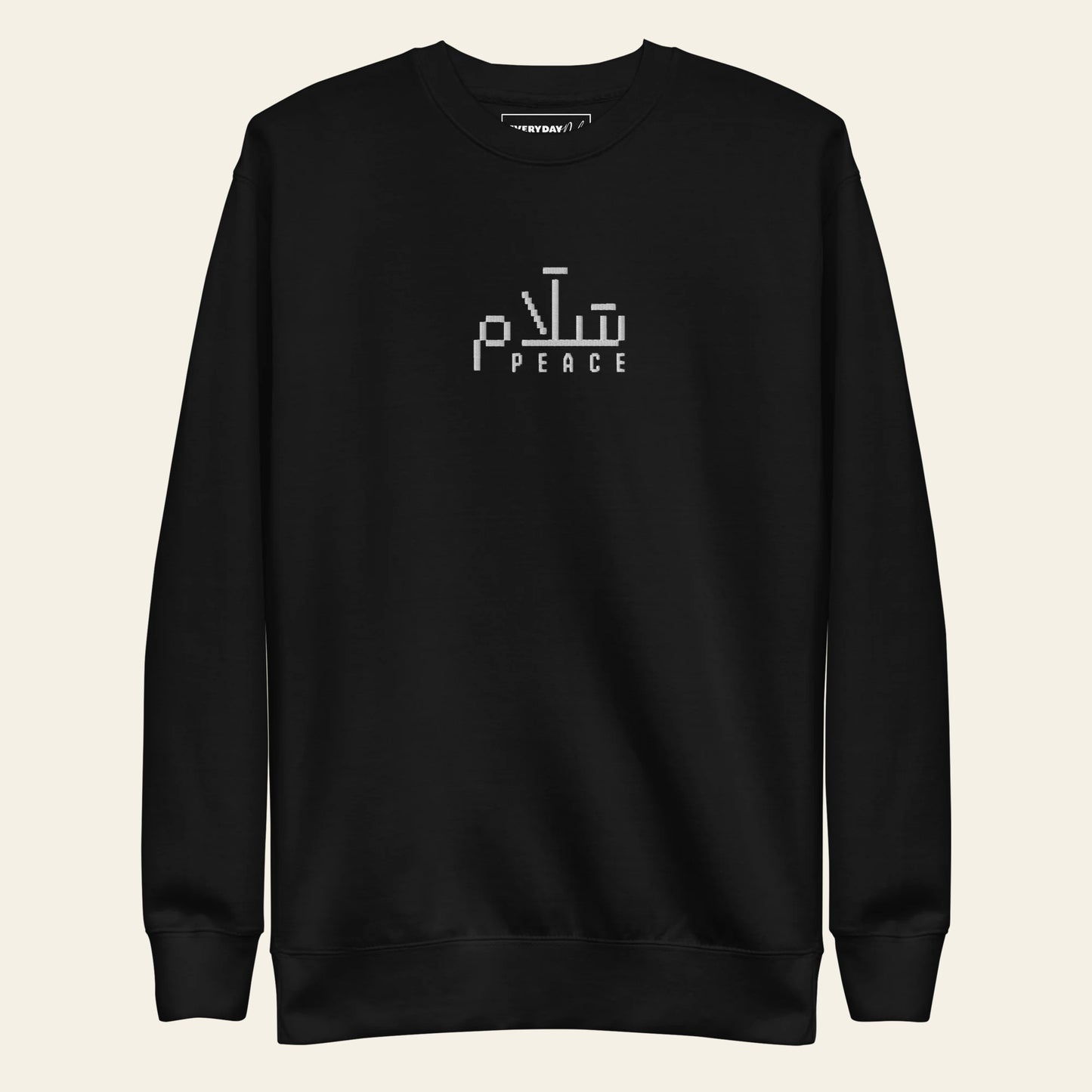 Peace Embroidered Sweatshirt (Unisex)