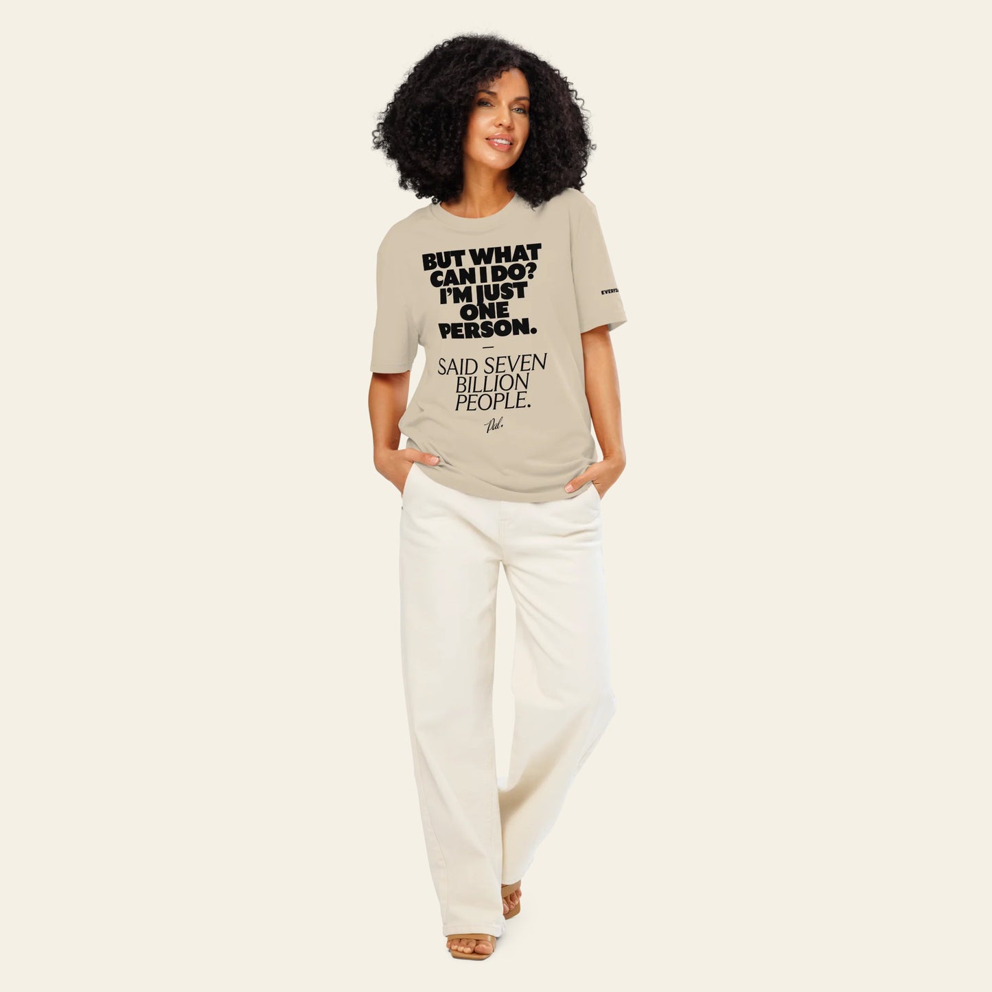 Seven Billion Unisex organic ribbed neck t-shirt
