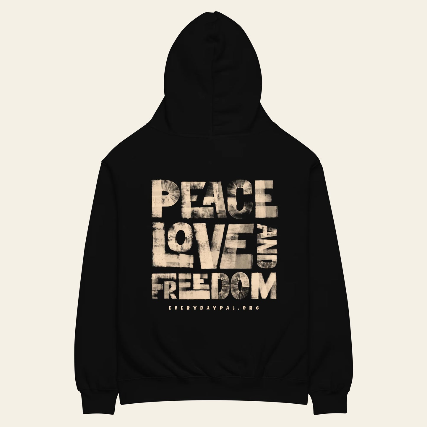 Peace Love & Freedom Oversized Hoodie