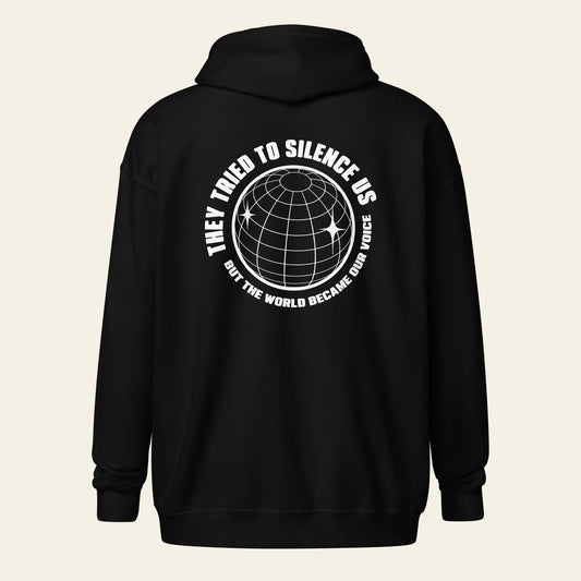 World Voice Zip Up Hoodie (Unisex)