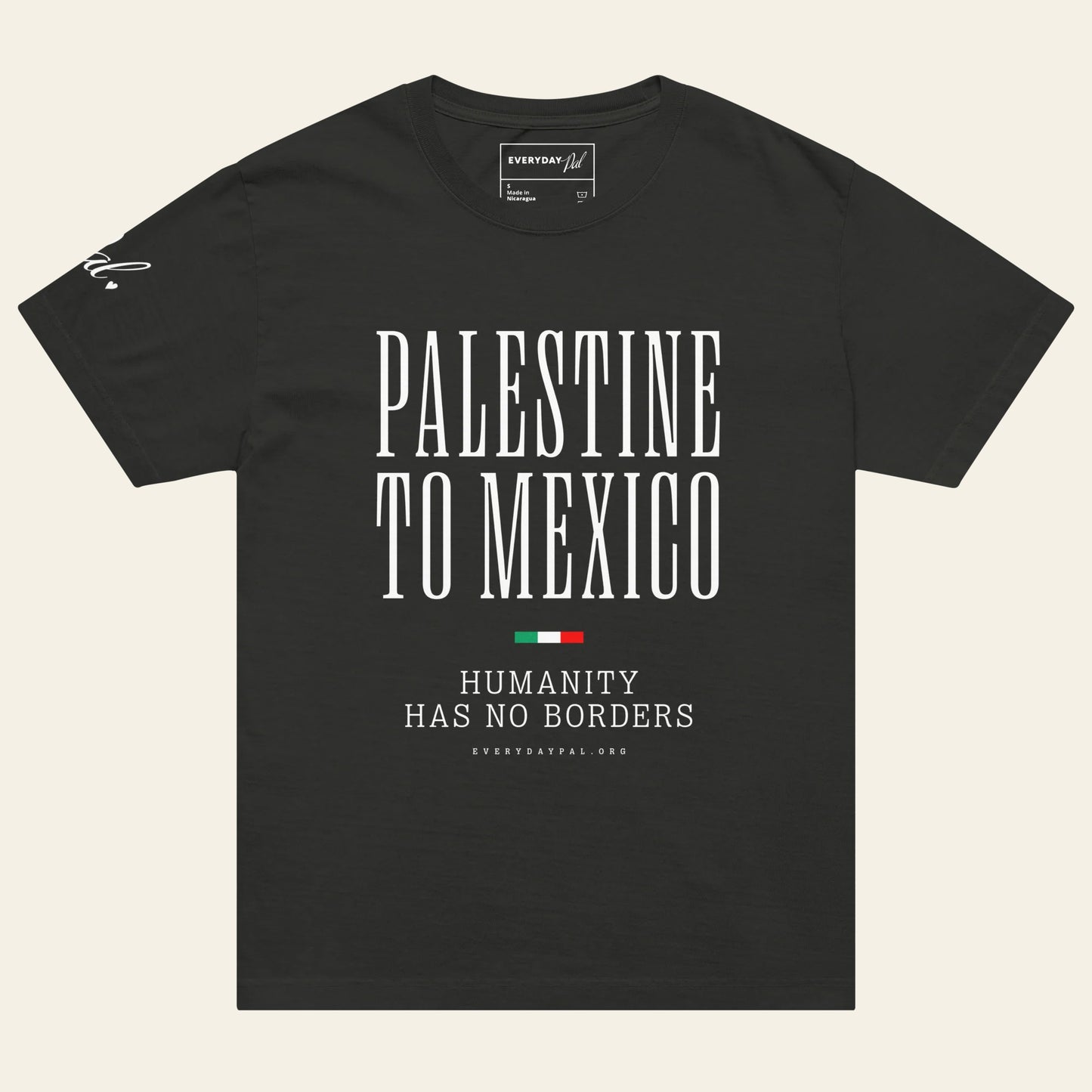 Palestine to Mexico Humanity oversized t-shirt (Unisex)