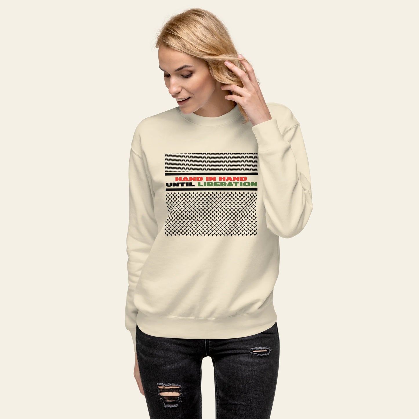 Hand in Hand Sweatshirt (Unisex)