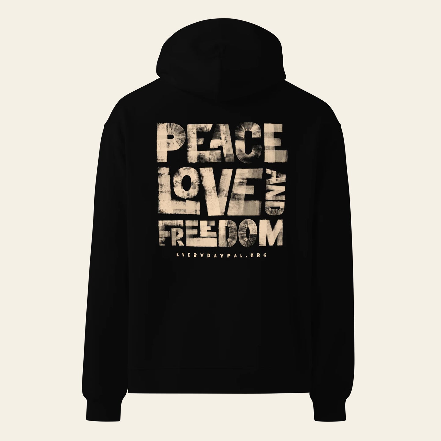 Peace Love & Freedom Oversized Hoodie