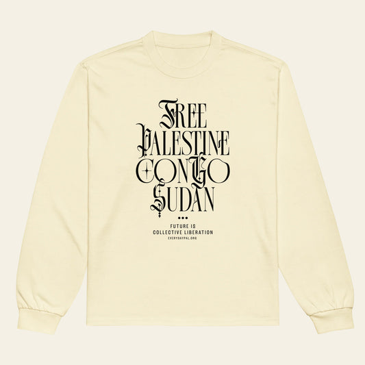 Collective Liberation heavyweight long sleeve shirt
