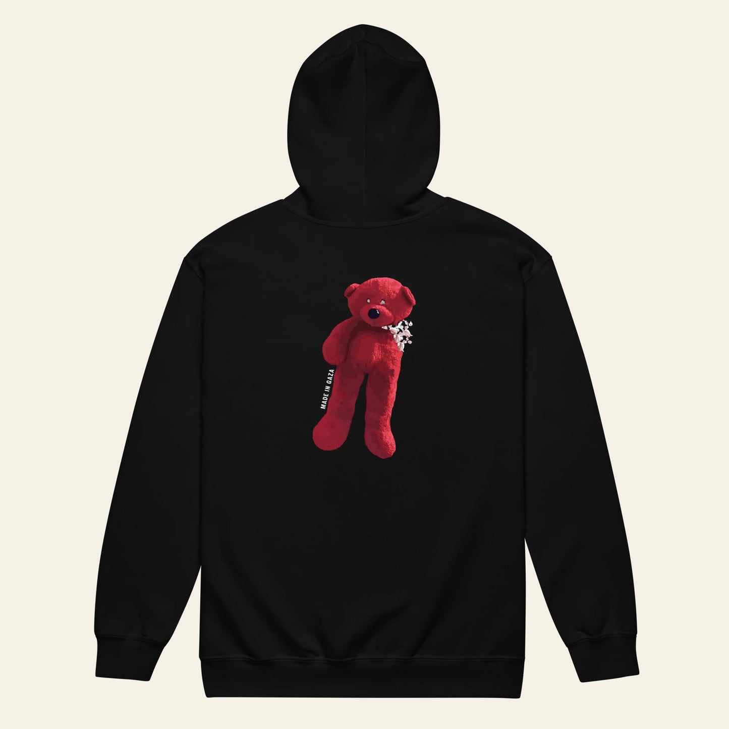 Made in Gaza Bear Zip Up Hoodie (Unisex)