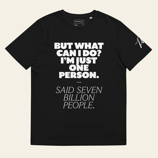 Seven Billion Unisex organic ribbed neck t-shirt