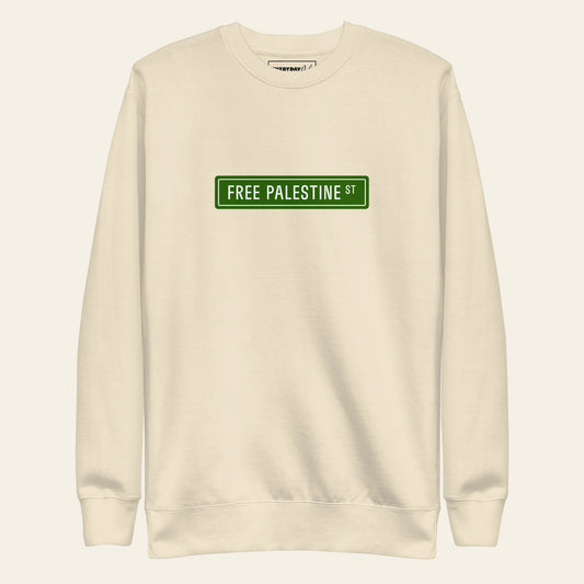 Free Palestine St Sweatshirt (Unisex)