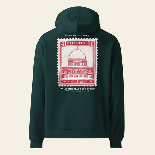 Palestine Stamp oversized hoodie (Unisex)