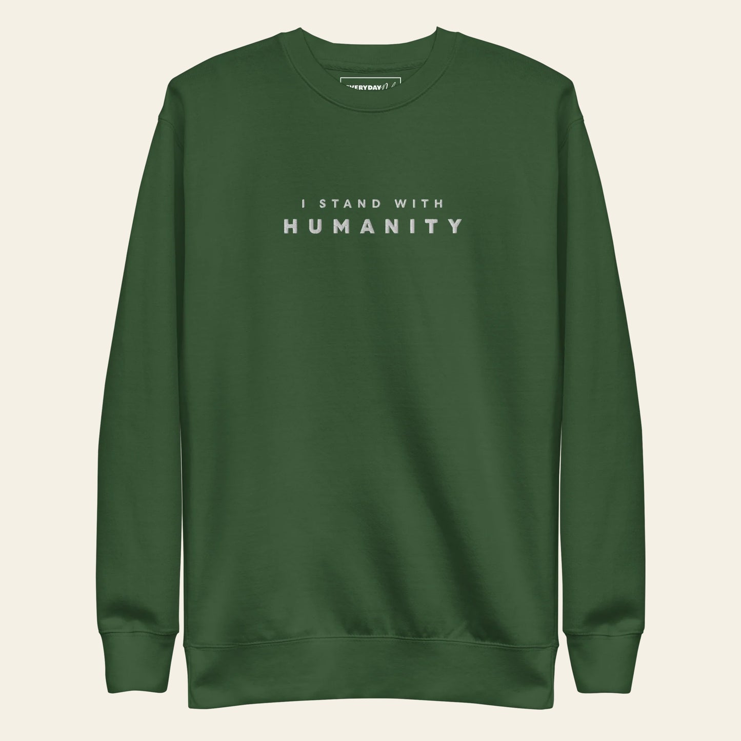 Humanity Embroidered Sweatshirt (Unisex)