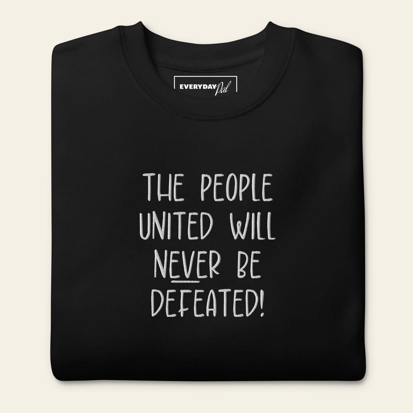 People United Embroidered Sweatshirt (Unisex)