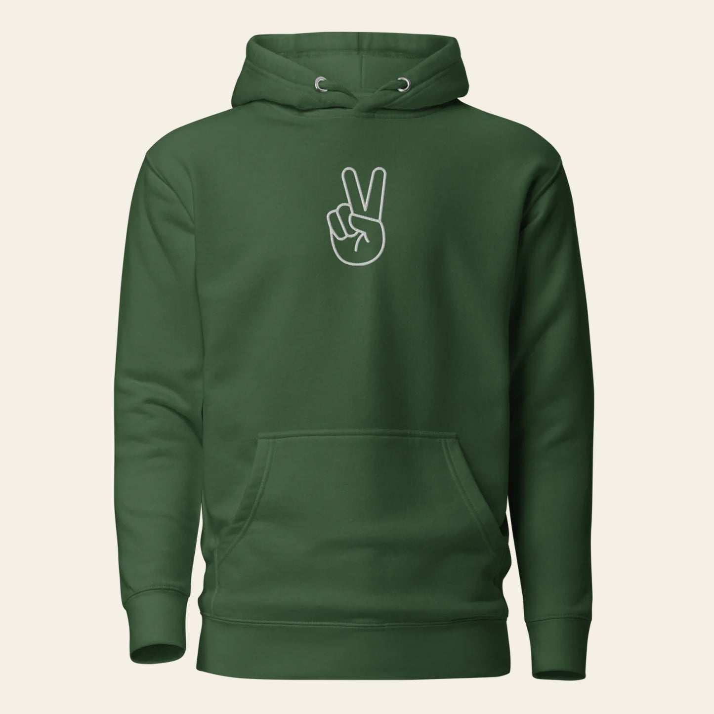 Peace Embroidered Hoodie (Unisex)