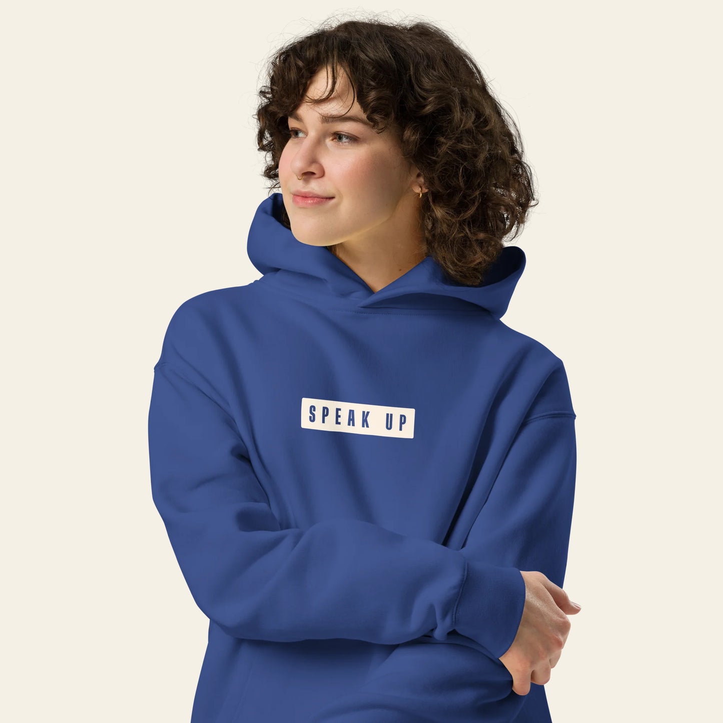 Speak Up Oversized Hoodie (Unisex)