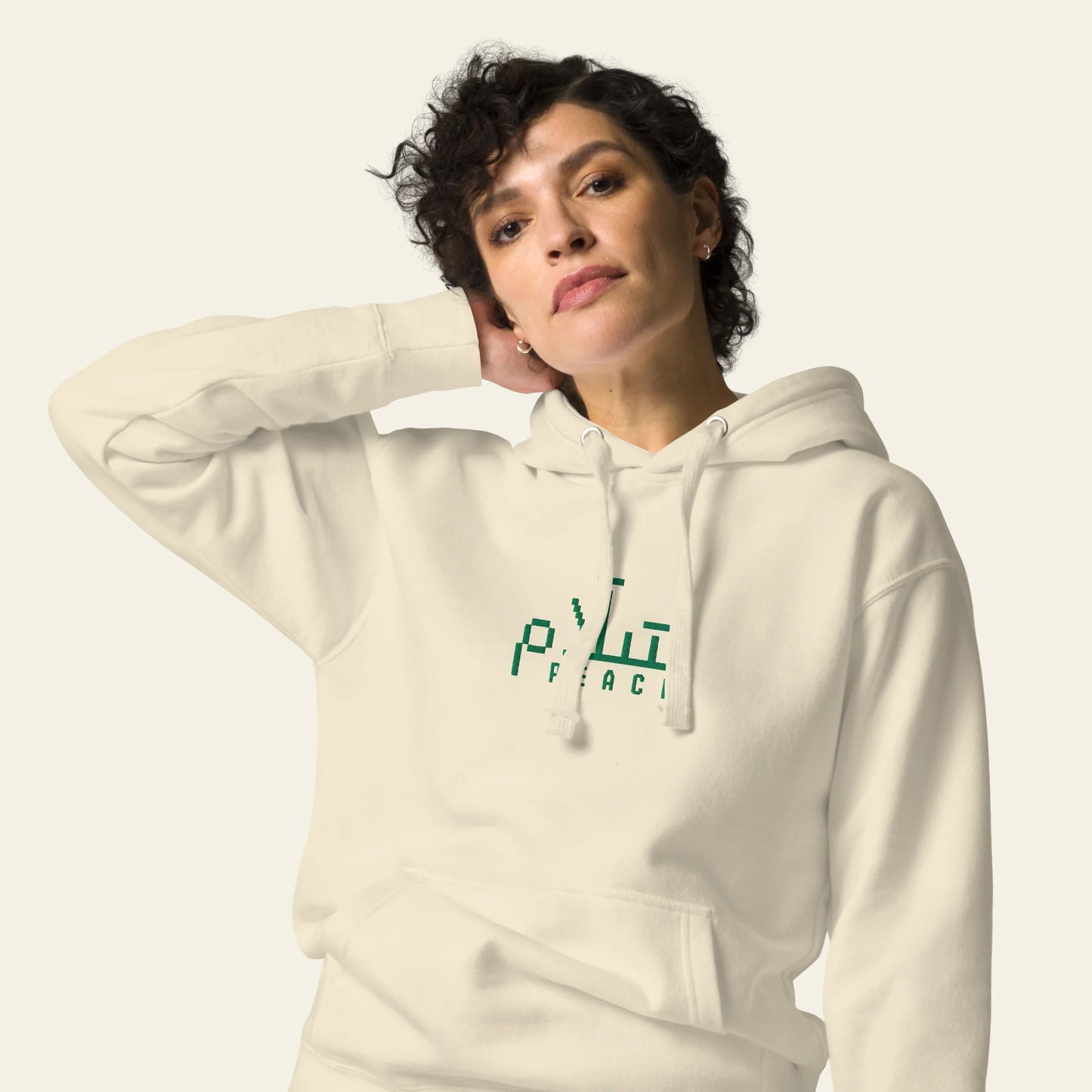 Peace Embroidered Hoodie (Unisex)