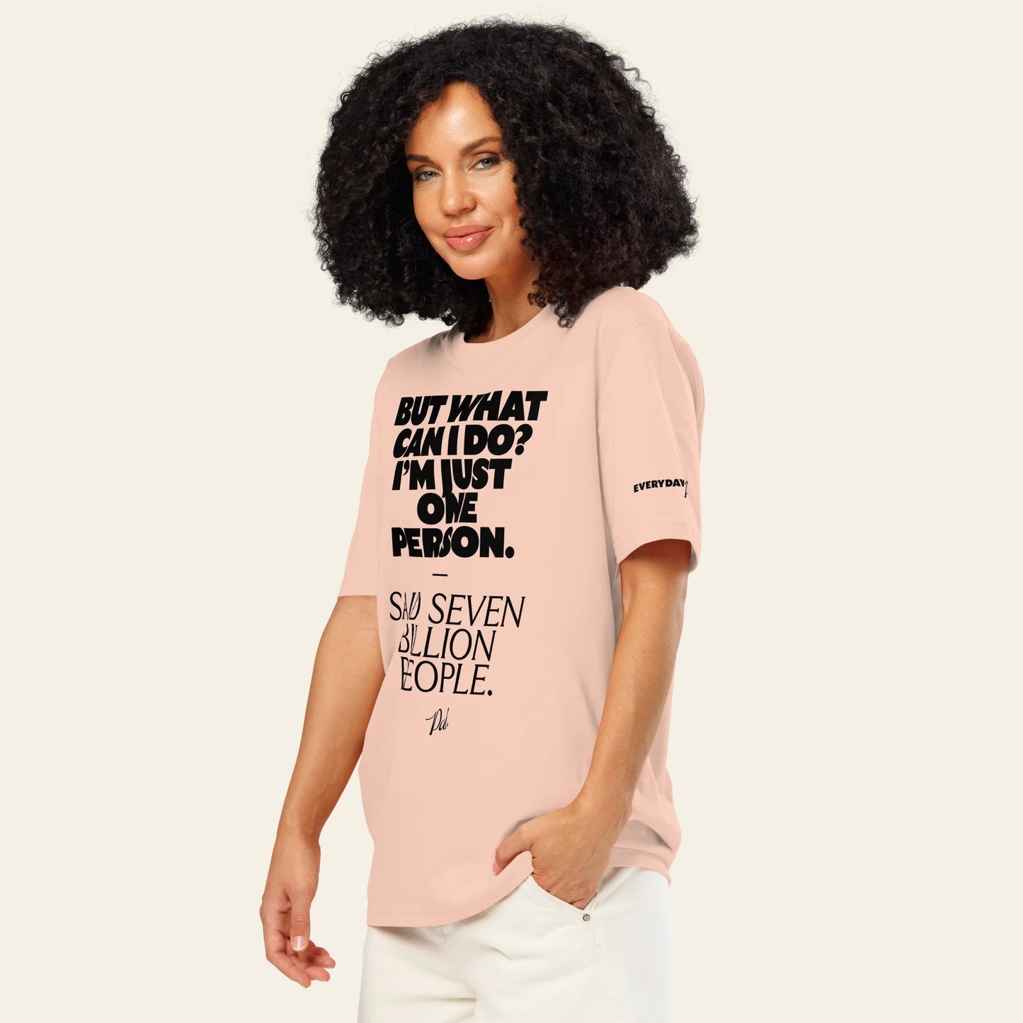 Seven Billion Unisex organic ribbed neck t-shirt