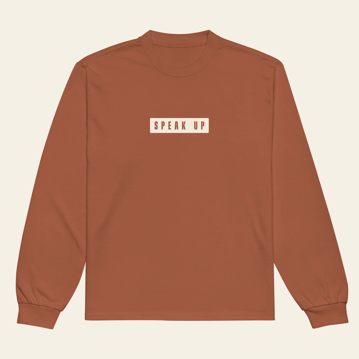 Speak Up long sleeve shirt