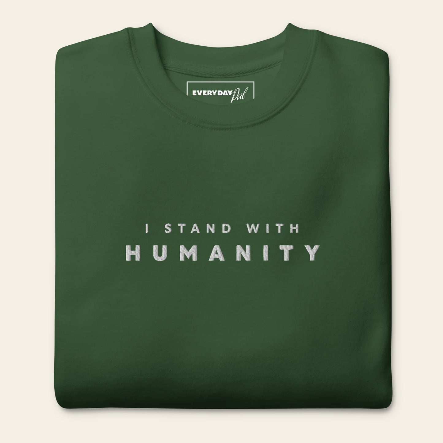 Humanity Embroidered Sweatshirt (Unisex)