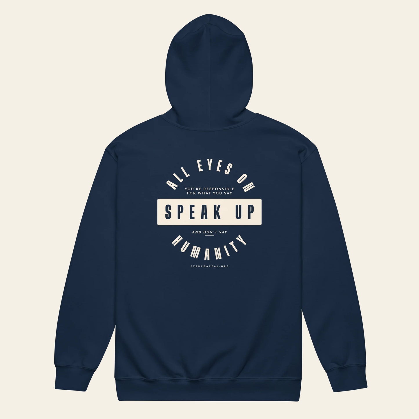 Speak Up Zip Hoodie (Unisex)