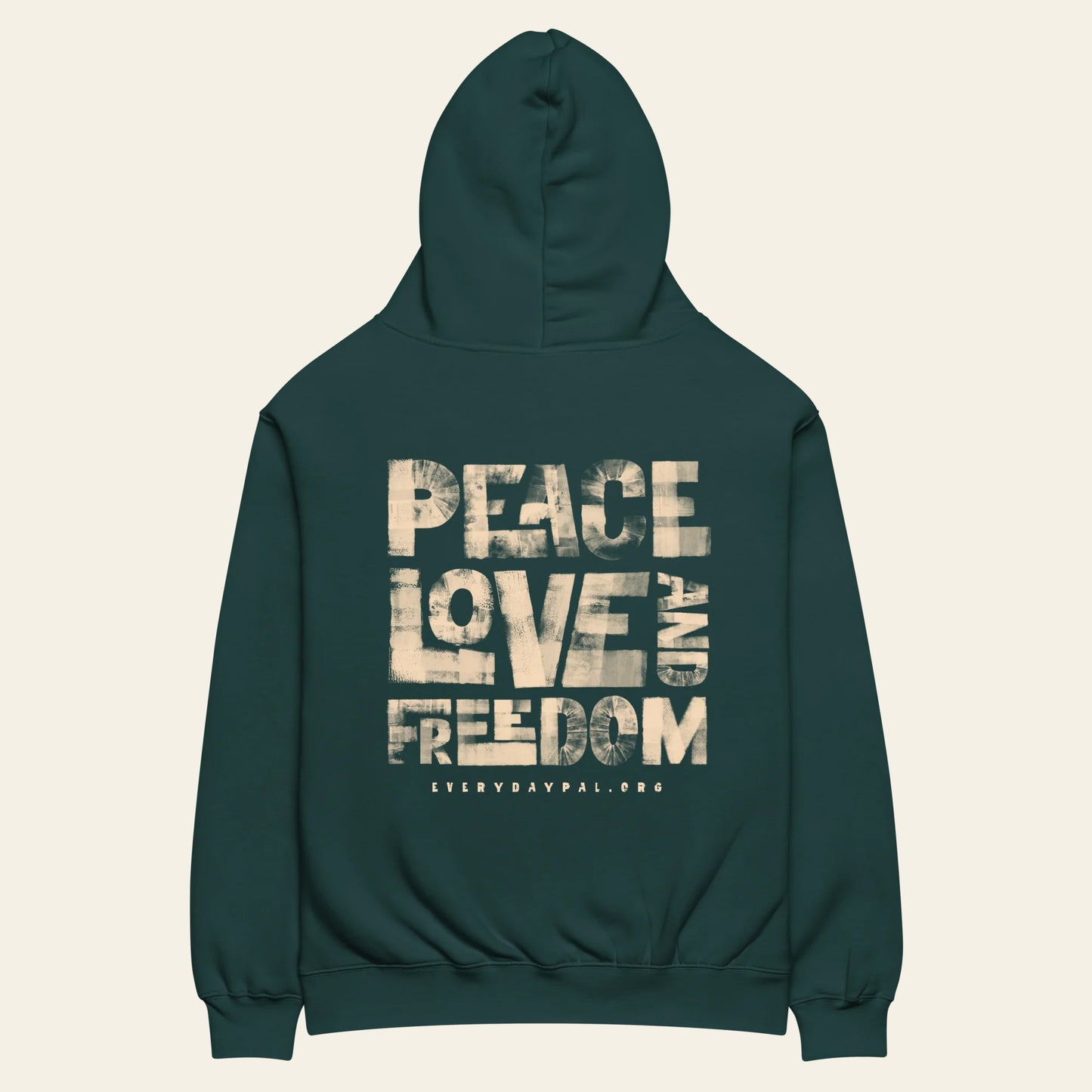 Peace Love & Freedom Oversized Hoodie